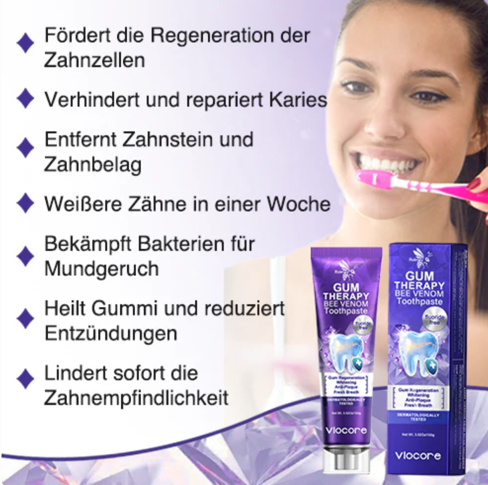 🐝platefule VioCore Tandpasta met bijengif voor tandheelkundige behandeling