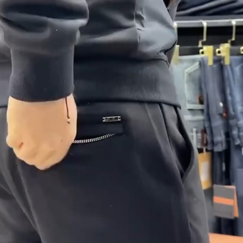 🎅 Tweedelige casual herenoutfit: jas en broek